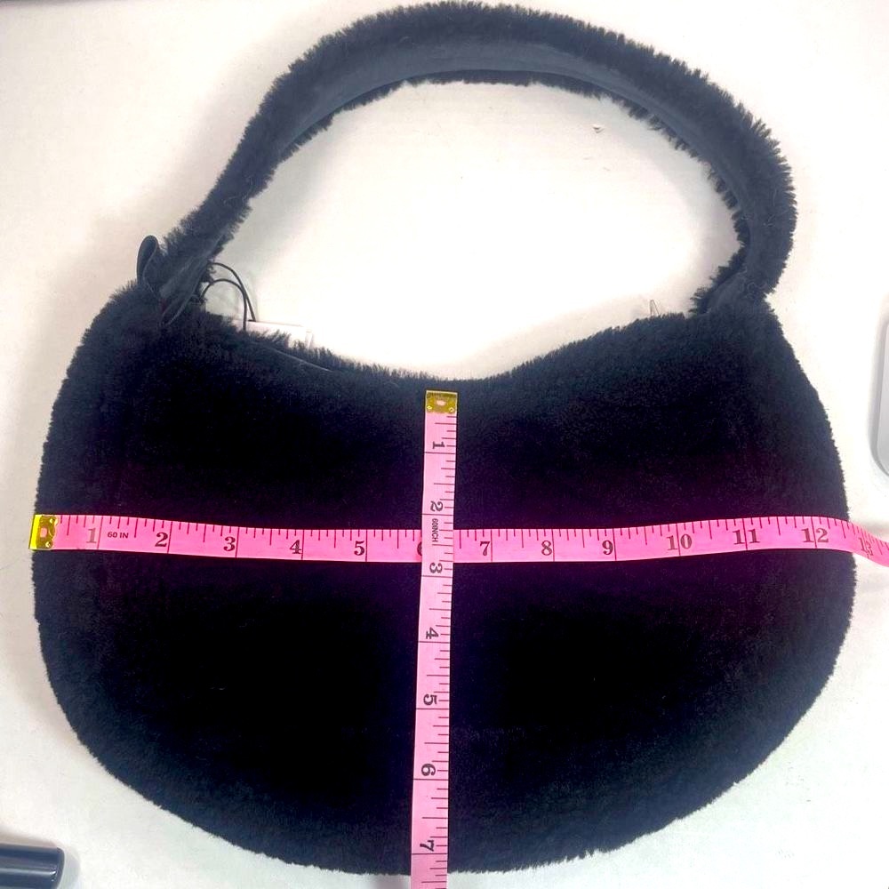 BNWT Yves Salomon Genuine Shearling Shoulder Bag PRICE FIRM NO DISCOUNTS! - Picture 9 of 15